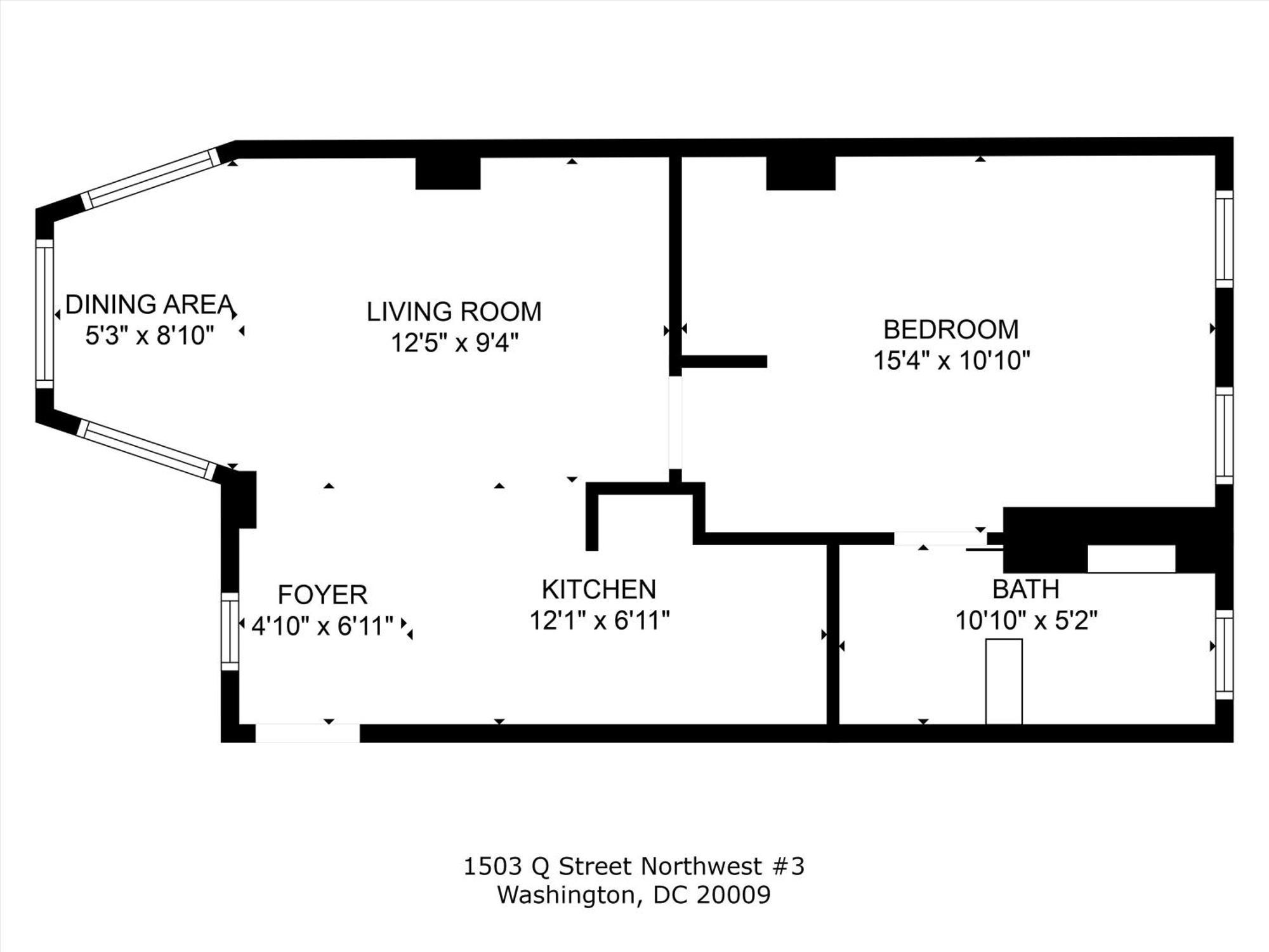 ワシントンBeautiful 1-Br Flat Nestled Between Dupont & Loganアパートメント エクステリア 写真